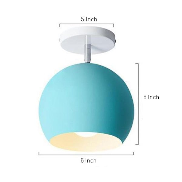3 Overlapping Ovals LED Ceiling Light Flush Mount Metal Light - Image 8