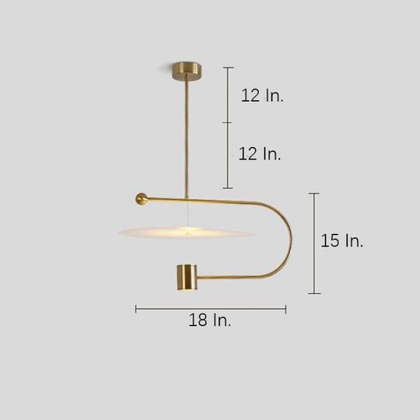 Globe Cylinder Pendant Lights Artistic Metal LED Ceiling Light - Image 6