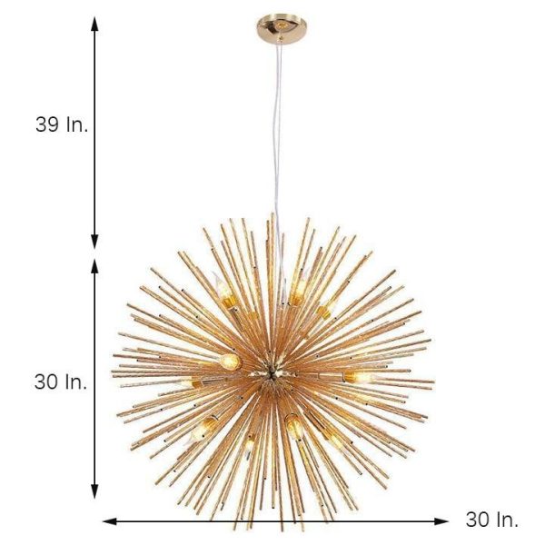 Unique Globe Design LED Electroplated Metal Modern Pendant Lighting - Image 7