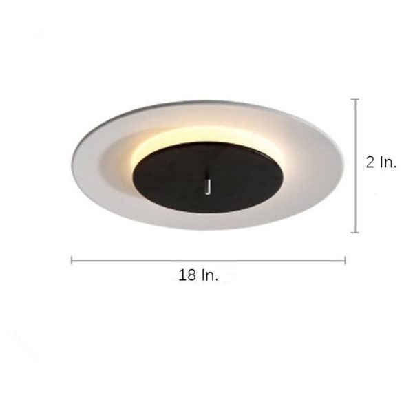 2 Circles LED Modern Flush Mount Lighting Ceiling Lights Hanging Light - Image 9