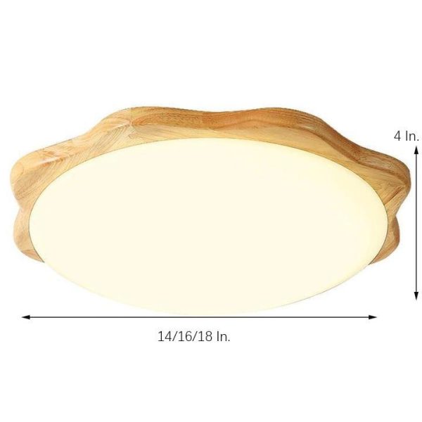 Circles Waves Minimalist Flush Mount Light LED Living Room Ceiling Lights - Image 7