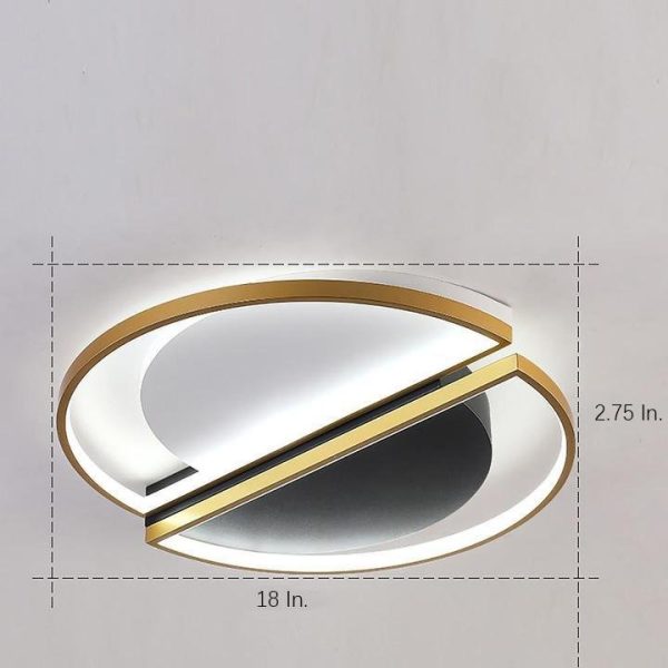 Rectangle Round LED Modern Flush Mount Lighting Ceiling Lights Chandeliers - Image 10