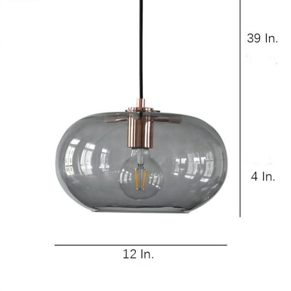 Artistic Electroplated Glass LED Nordic Pendant Lighting Island Light - Image 8