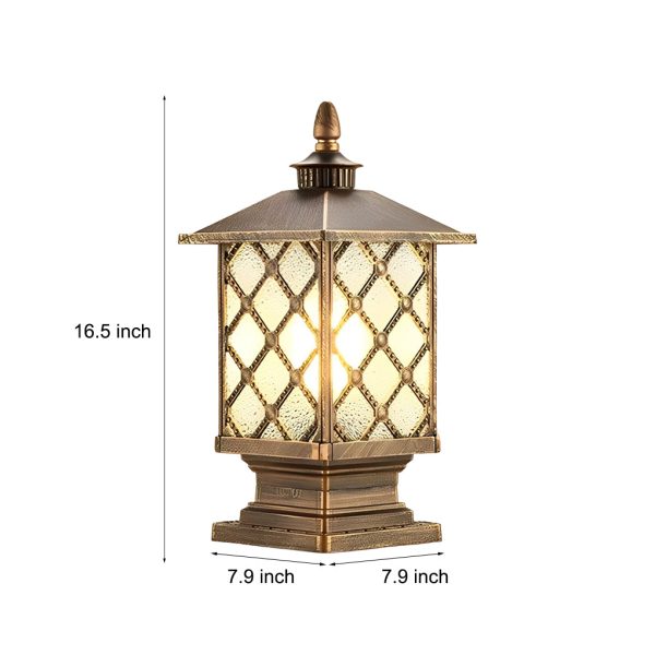 Retro Creative Waterproof Modern Outdoor Fence Post Lights Pillar Lamp - Image 13