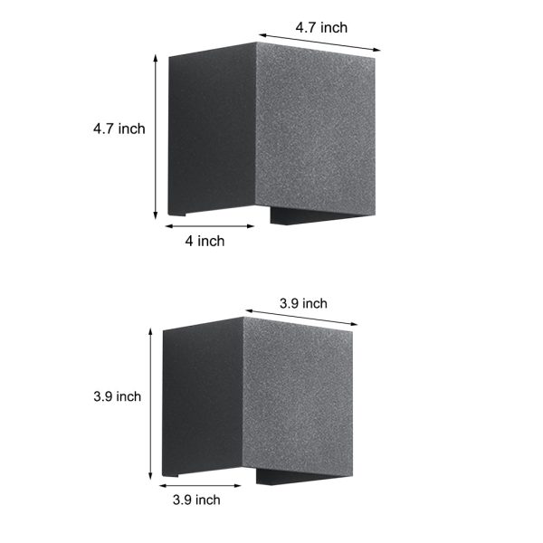 Up down Lighting Waterproof Adjustable Beam Angle Outdoor Wall Lights - Image 9