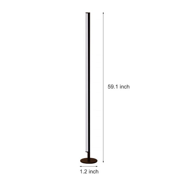 Minimalist Modern Strip LED Accent Floor Lamp - Image 11