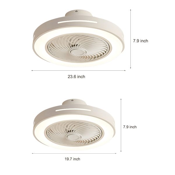 Inverter Bladed Ceiling Fans Light Intelligent Ceiling Fan Lamp with Remote Control Wind-guiding - Image 8