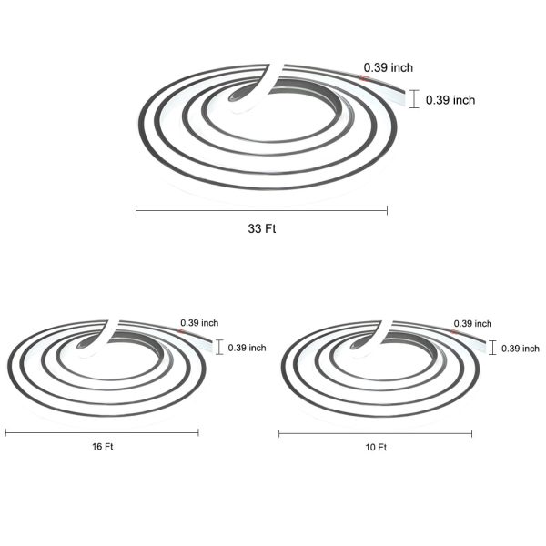 0.39'' Waterproof Recessed LED Under Tread Stair Lighting Modern Flexible Strip Light - Image 11