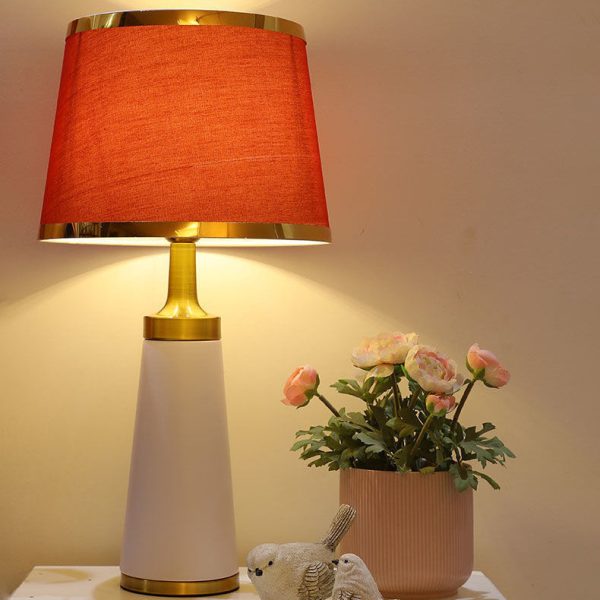 Nordic Fabric Column 1-Light Dimmer Touch Table Lamp - Image 8