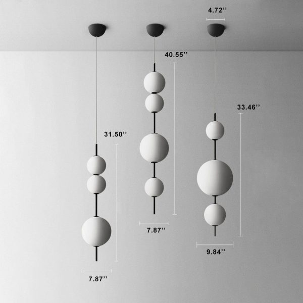 Modern Minimalist Creative Glass Ball LED Pendant Light - Image 13