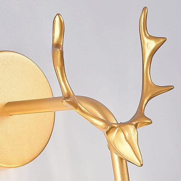 Modern Antler Glass Ball LED Wall Sconce Lamps - Image 8