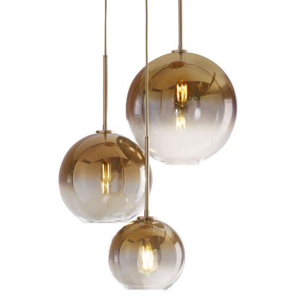 Nordic Gradient Glass 1-Light Globe Pendant Light - Image 9
