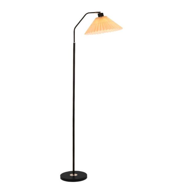 Minimalist Fabric Pleated Shade 1-Light Standing Floor Lamp - Image 10