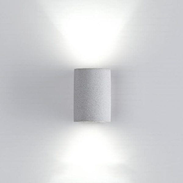 Industrial Cement Cylinder 1-Light Wall Sconce Lamp - Image 9