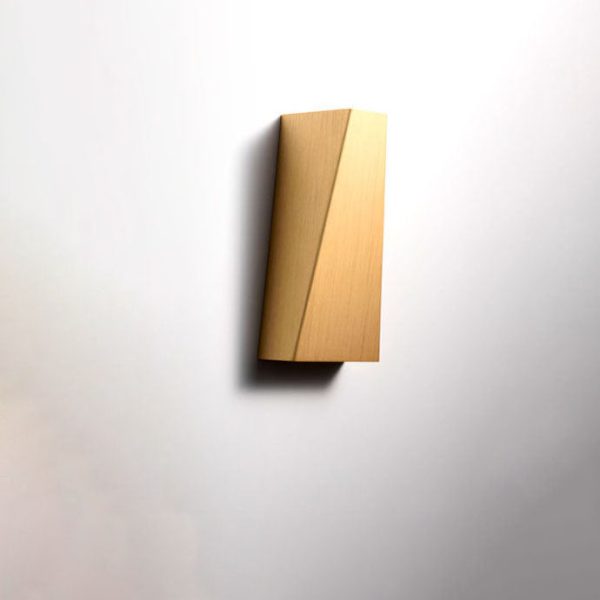 Modern Minimalist Brushed Aluminum Geometric Square LED Wall Sconce Lamp - Image 5