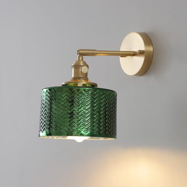 Nordic Minimalist Creative Brass Cylinder 1-Light Wall Sconce Lamp - Image 9