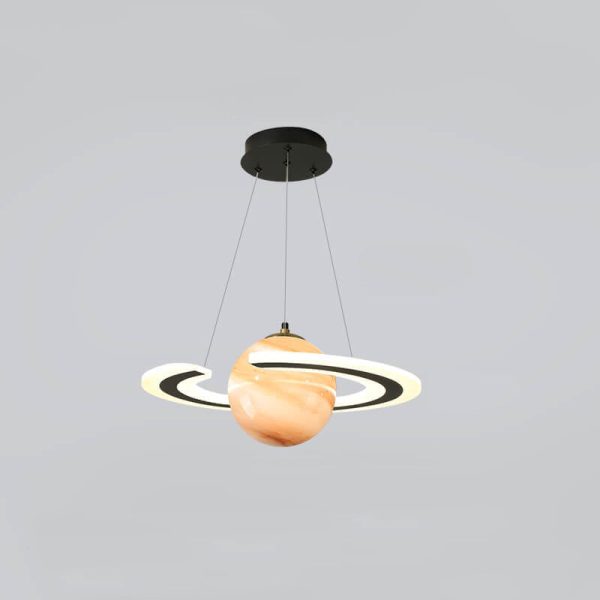Modern Creative Space Planet Circle Kids LED Chandelier - Image 16