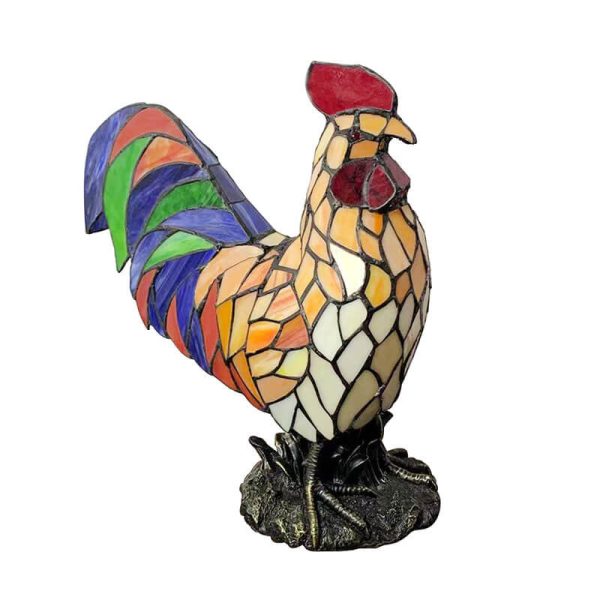 Tiffany Stained Glass Attack Styling Design LED Table Lamp - Image 3