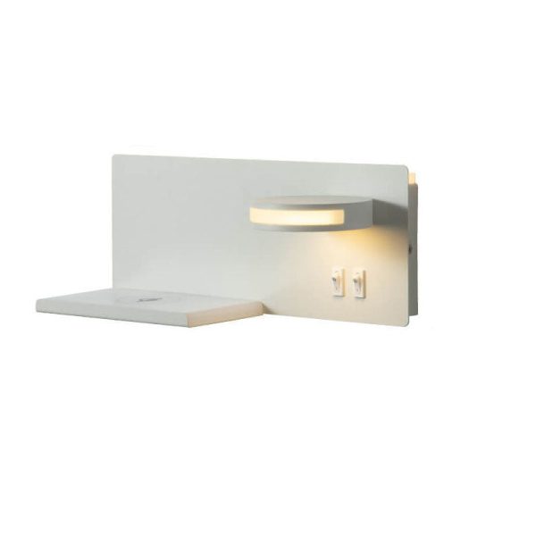 Modern Simple Flat Reading USB Smart LED Wall Sconce Lamp - Image 4