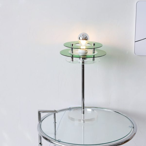 Modern Acrylic Space Saucer Design 1-Light Table Lamp