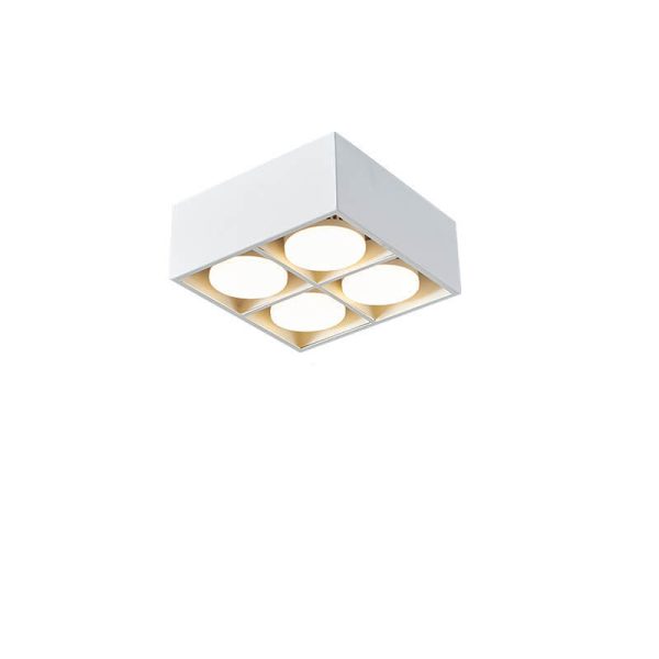 Minimalist Square Box Spotlight Iron LED Flush Mount Ceiling Light - Image 14
