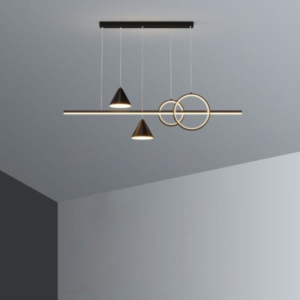 Modern Art Deco Irregular Shape Acrylic Aluminum LED Standing Floor Lamp For Living Room - Image 12