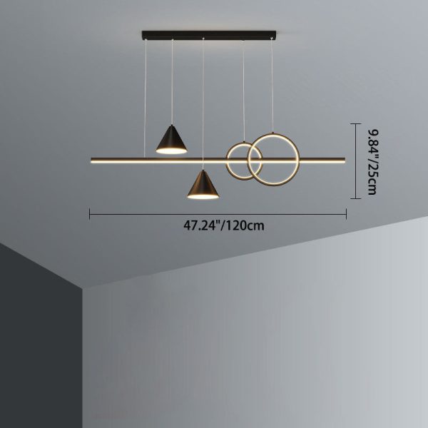 Modern Art Deco Irregular Shape Acrylic Aluminum LED Standing Floor Lamp For Living Room - Image 11