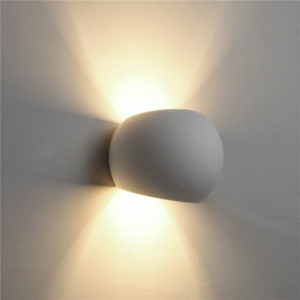 Modern Simple Round Drum Up and Down 1-Light  Wall Sconce Lamp - Image 2