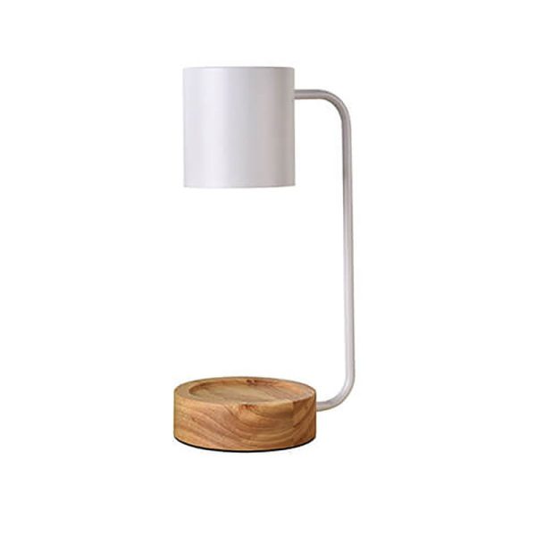 Japanese Minimalist Wood Timing Dimming 1-Light Melting Wax Table Lamp - Image 8