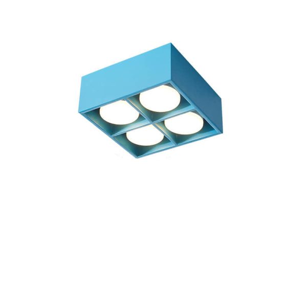 Minimalist Square Box Spotlight Iron LED Flush Mount Ceiling Light - Image 15