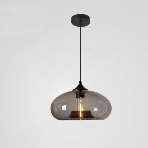 Creative Colored Glass Oval 1-Light Pendant Light - Image 28