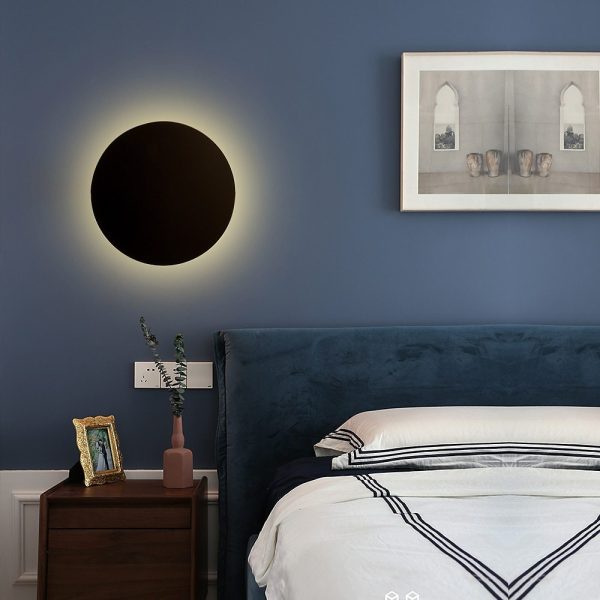 Modern Minimalist Colorful Round Iron LED Wall Sconce Lamp - Image 6