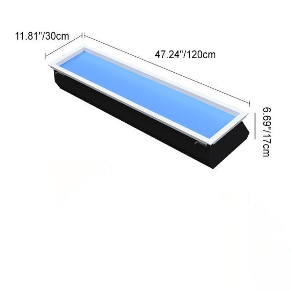 Modern Smart Blue Sky Aluminum LED Flush Mount Ceiling Light - Image 10