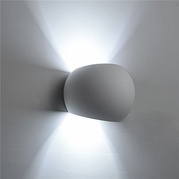 Modern Simple Round Drum Up and Down 1-Light  Wall Sconce Lamp - Image 3