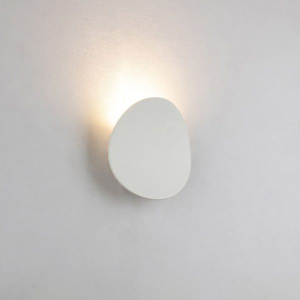 Minimalist Round 1-Light LED Indoor Outdoor Wall Sconce Lamp - Image 10