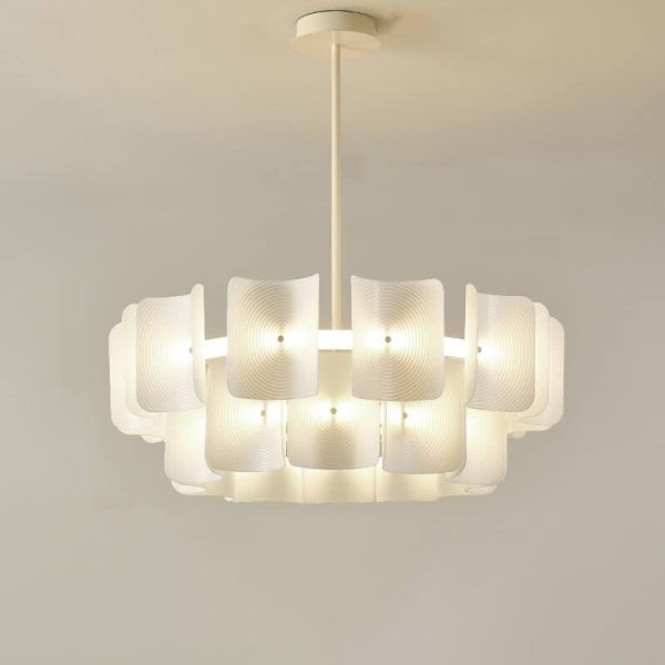 Modern Creative Round Rectangle Iron Aluminum PMMA LED Island Light Chandelier - Image 20