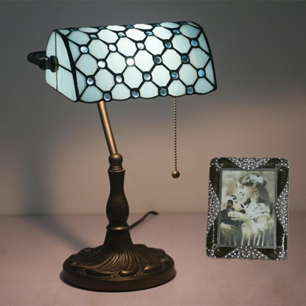 Vintage Creative Glass 1-Light Zipper Switch Table Lamp - Image 2