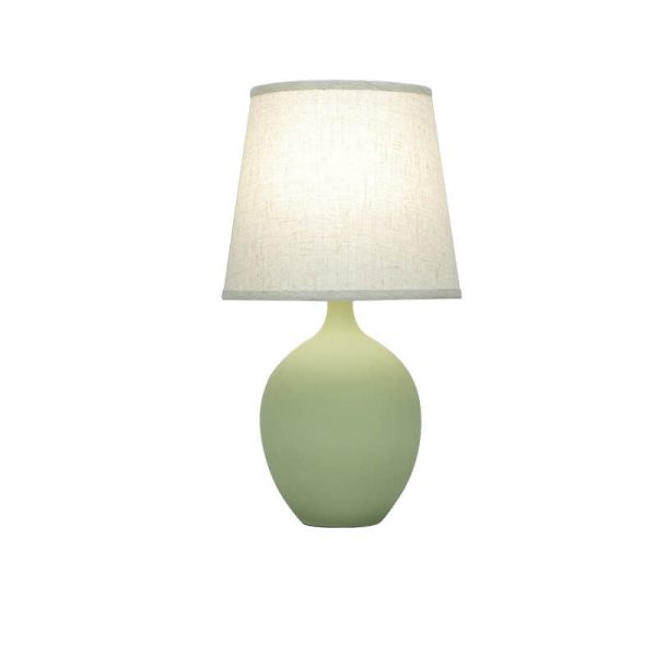 Nordic Fabric Shade Color Ceramic Base 1-Light Table Lamp - Image 6