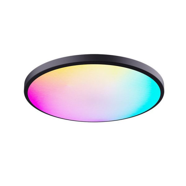 RGB Round Remote Control Dimming Atmosphere LED Flush Mount Ceiling Light - Image 10