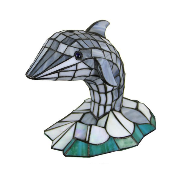 Tiffany Creative Animal Stained Glass 1-Light Decorative Table Lamp - Image 13