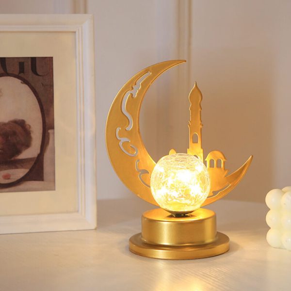 Muslim Eid Moon Castle LED Night Light Decorative Table Lamp - Image 11