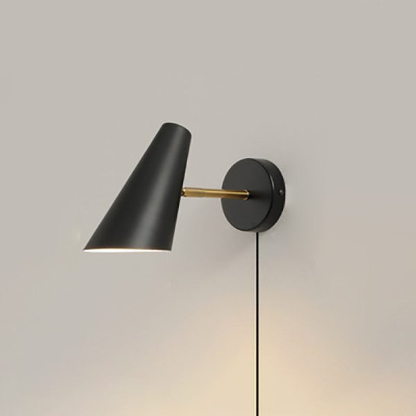Contemporary Nordic Iron Horn Rotatable 1-Light Wall Sconce Lamp For Living Room - Image 5