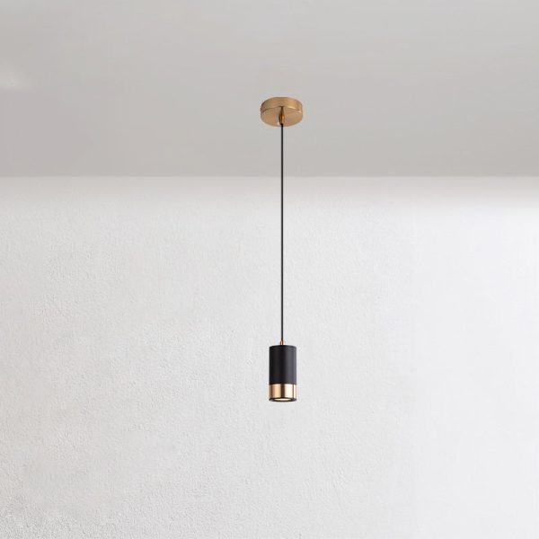 Nordic Minimalist Column Iron Mini 1-Light Pendant Light - Image 6