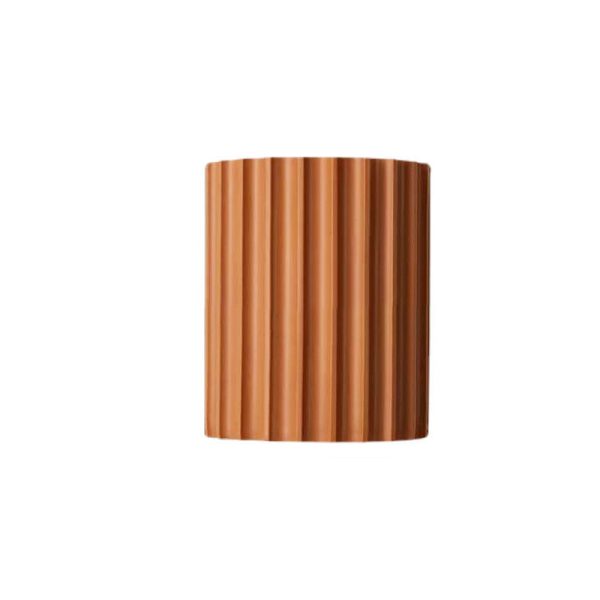 Contemporary Scandinavian Resin Half Column 2-Light Wall Sconce Lamp For Hallway - Image 15