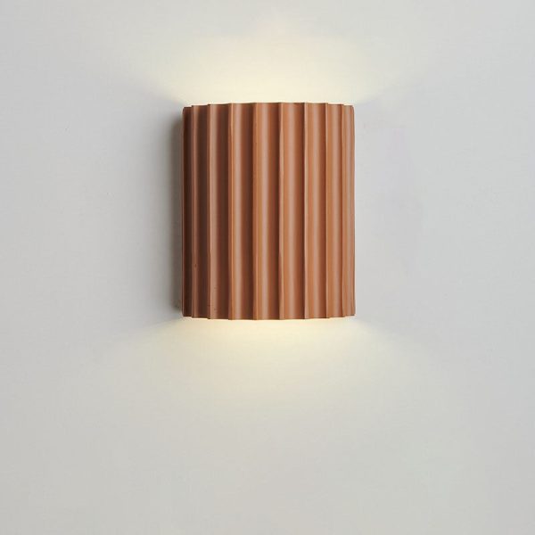Contemporary Nordic Resin Tiles 2-Light Wall Sconce Lamp For Bedroom - Image 11