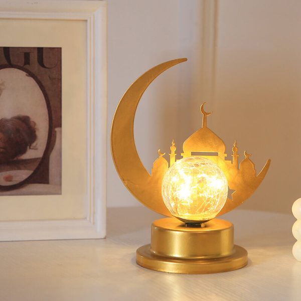 Muslim Eid Moon Castle LED Night Light Decorative Table Lamp - Image 12