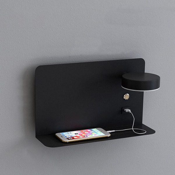 Modern Iron Square LED USB Rechargeable Wall Sconce Lamp - Image 18