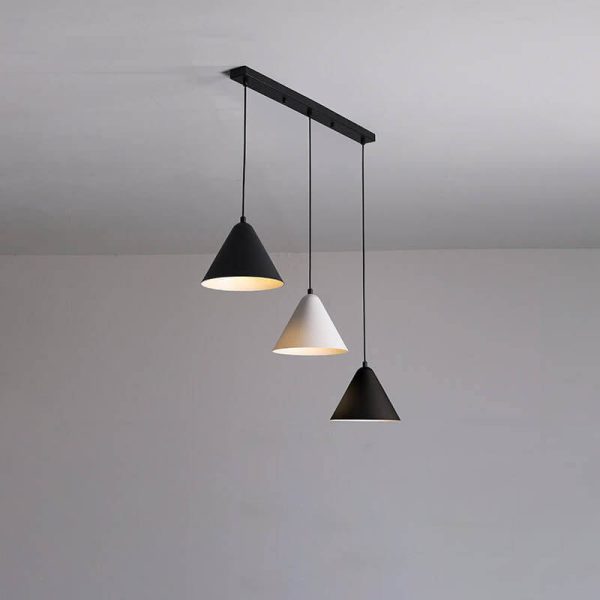 Nordic Creative Simple Wrought Iron Horn Island Light 3-Light Chandelier - Image 12