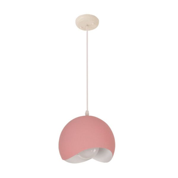 Nordic Solid Color Aluminum Round Dome 1/3 Light Island Light Chandelier - Image 10