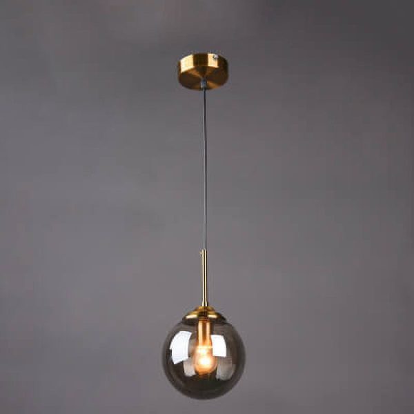 Contemporary Nordic Copper Spherical Glass Shade 1/3/5-Light Island Light Chandelier For Dining Room - Image 17